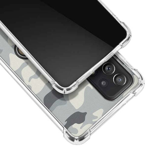 NFL New Orleans Saints Camo Galaxy A52 5G Clear Case